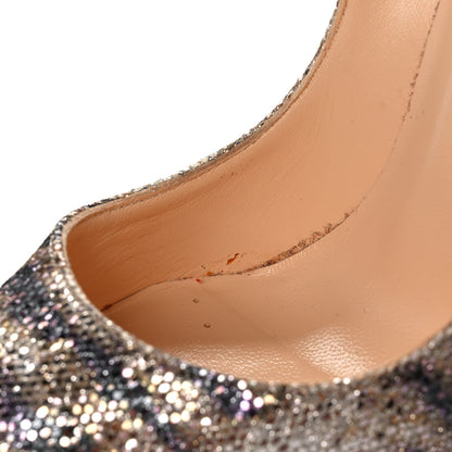 Christian Louboutin Glitter Sirene So Kate 120 Pumps 37.5 Gold 8 of 10