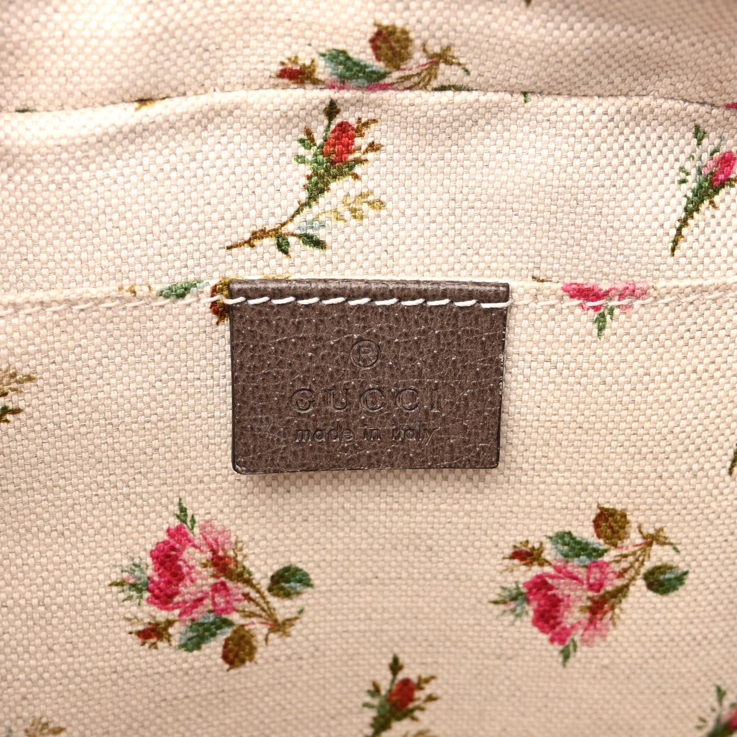 Gucci GG Supreme Monogram Web Neo Vintage Shoulder Bag Beige New Acero Crop 6 of 10