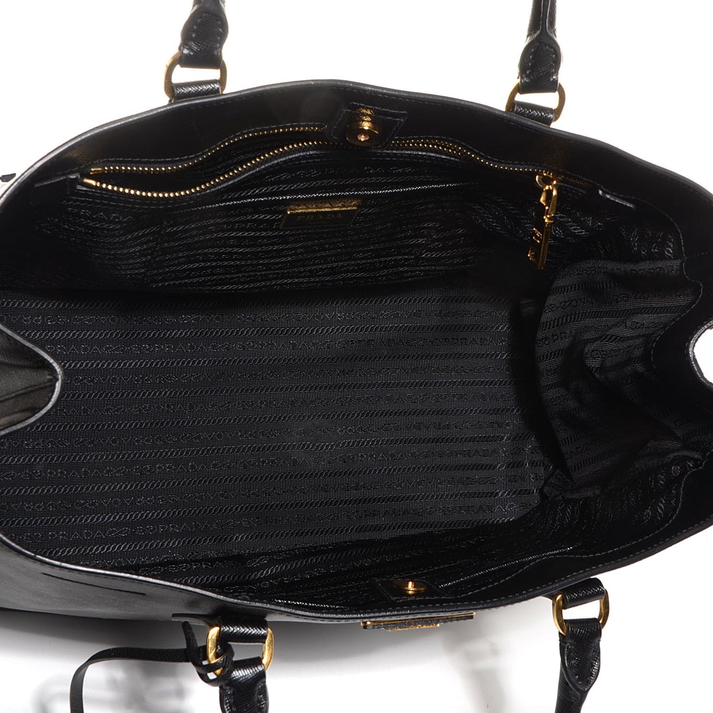 Saffiano Lux Large Tote Nero Black
