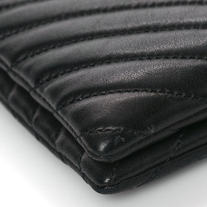Saint Laurent Lambskin Quilted Double Flap Bag Black 7 of 8