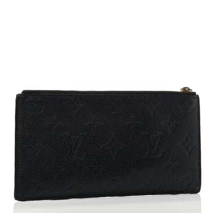 Louis Vuitton Empreinte Felicie Chain Wallet Zippered Insert Black 2 of 3