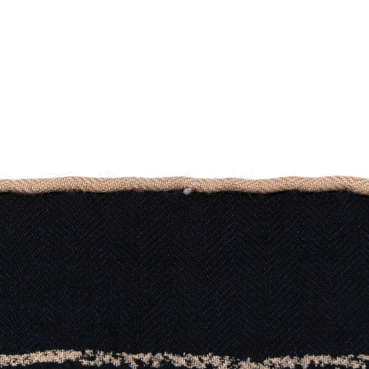 Hermes Cashmere Silk Pirouette au Galop Shawl 140 Marine Naturel Beige 6 of 8
