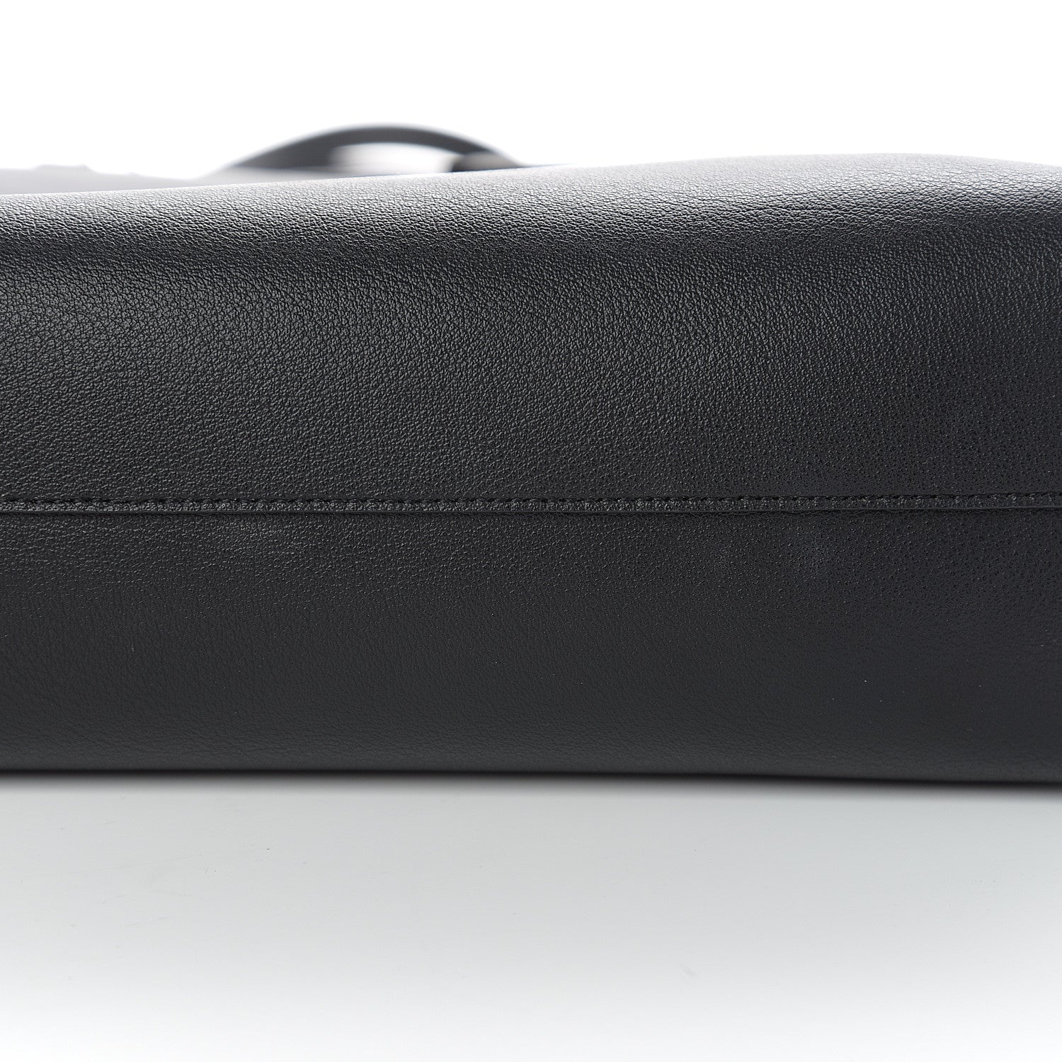 Saint Laurent Calfskin Medium Shopping Tote Black 9 of 9