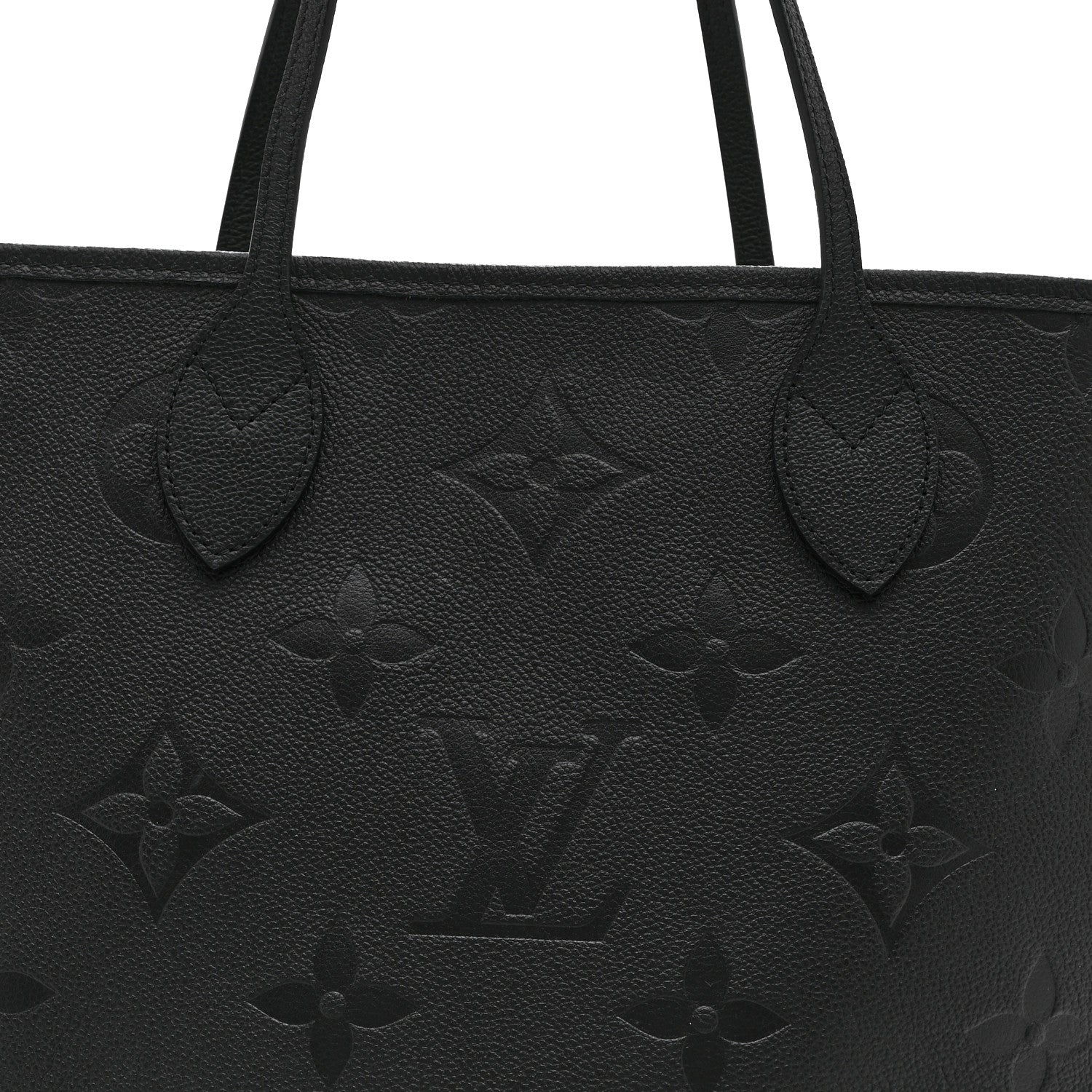 Louis Vuitton Empreinte Monogram Giant Neverfull MM Black 8 of 11