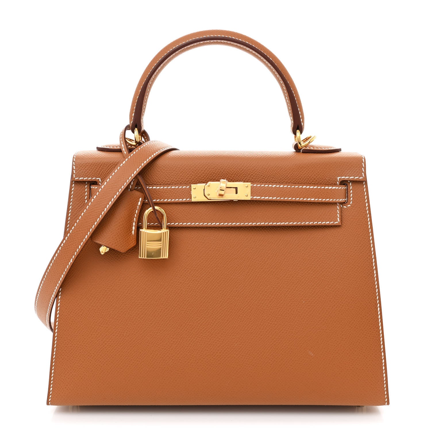 Hermes Epsom Kelly Sellier 25 Gold 1 of 11