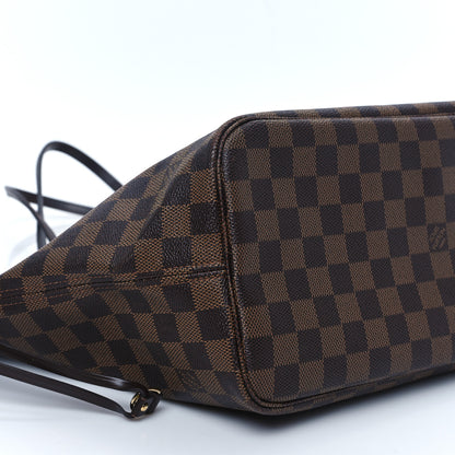 Louis Vuitton Damier Ebene Neo Neverfull MM Rose Ballerine 9 of 11
