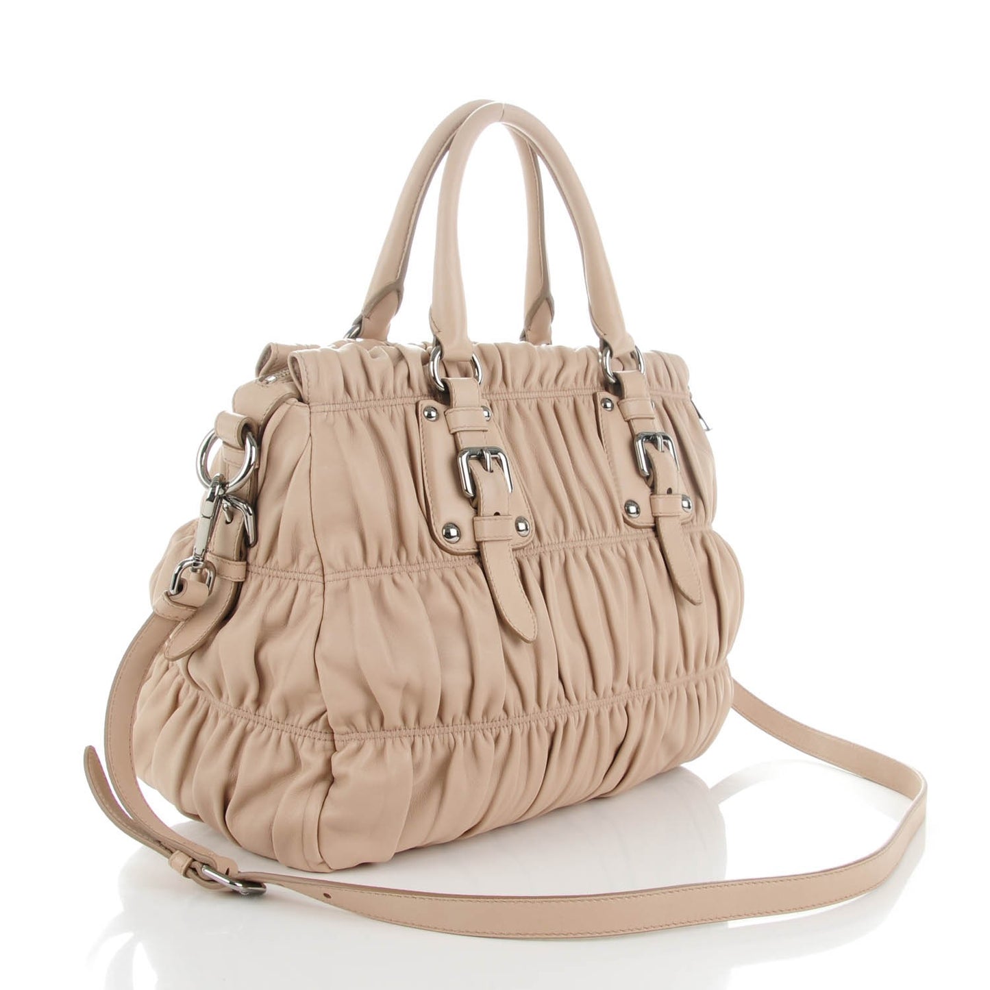 Nappa Gaufre Tote Cammeo