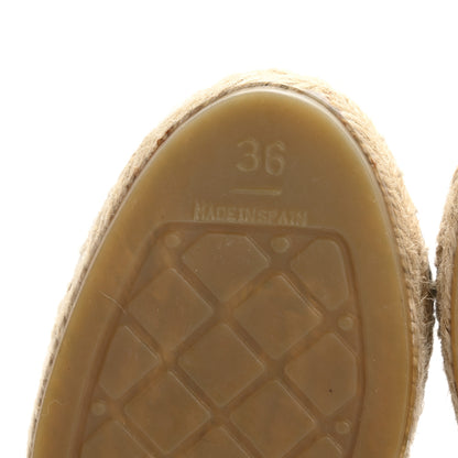 Chanel Mesh Grosgrain CC Espadrilles 36 Black 7 of 10