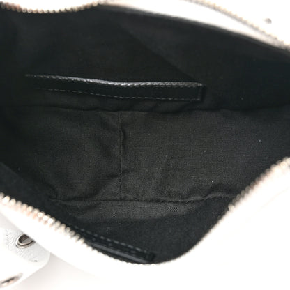 Balenciaga Agneau Arena Lunar New Year Graffiti Logo Le Cagole Shoulder Bag XS Optic White 5 of 9