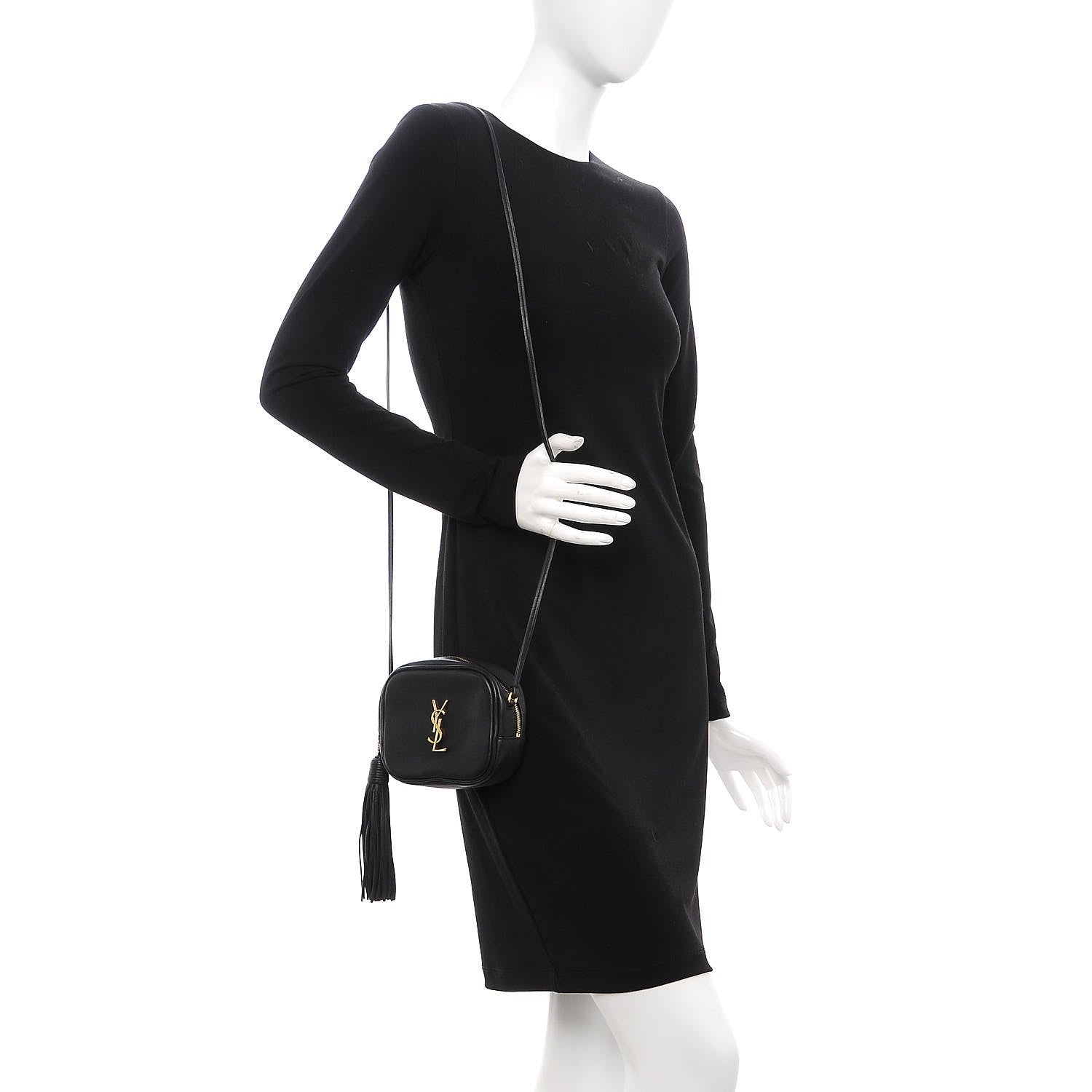 Saint Laurent Nappa Monogram Blogger Bag Black 2 of 10