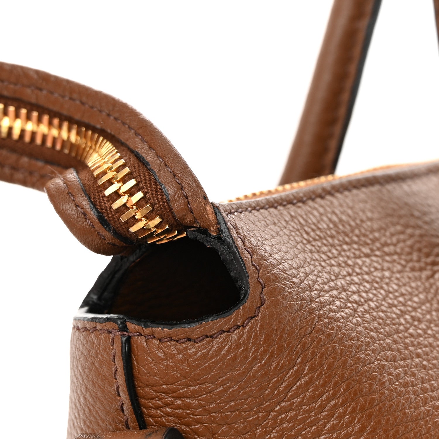 Prada Vitello Daino Shopping Tote Brown 15 of 15