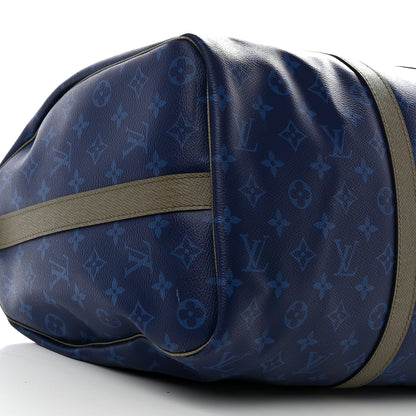 Louis Vuitton Monogram Outdoor Keepall Bandouliere 45 Pacific Blue 8 of 9