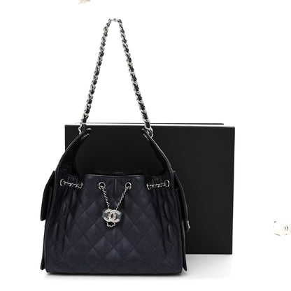 Chanel Caviar Quilted Small Chanel 25 Handbag Dark Navy 11 of 11
