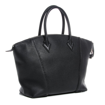Louis Vuitton Cuir Taurillon Soft Lockit PM Black 3 of 8