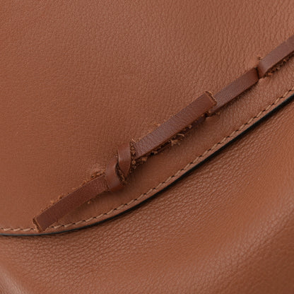 Loewe Calfskin Laced Hammock Shoulder Bag Tan 12 of 17