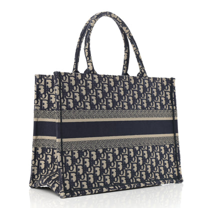 Christian Dior Oblique Medium Book Tote Blue Multicolor 3 of 11