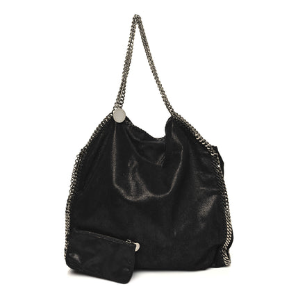 Stella McCartney Shaggy Deer Big Falabella Tote Black 2 of 11