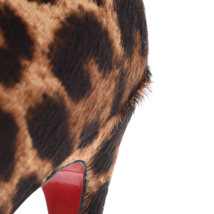 Christian Louboutin Pony Hair So Kate 120 Pumps 38.5 Leopard Black 8 of 9