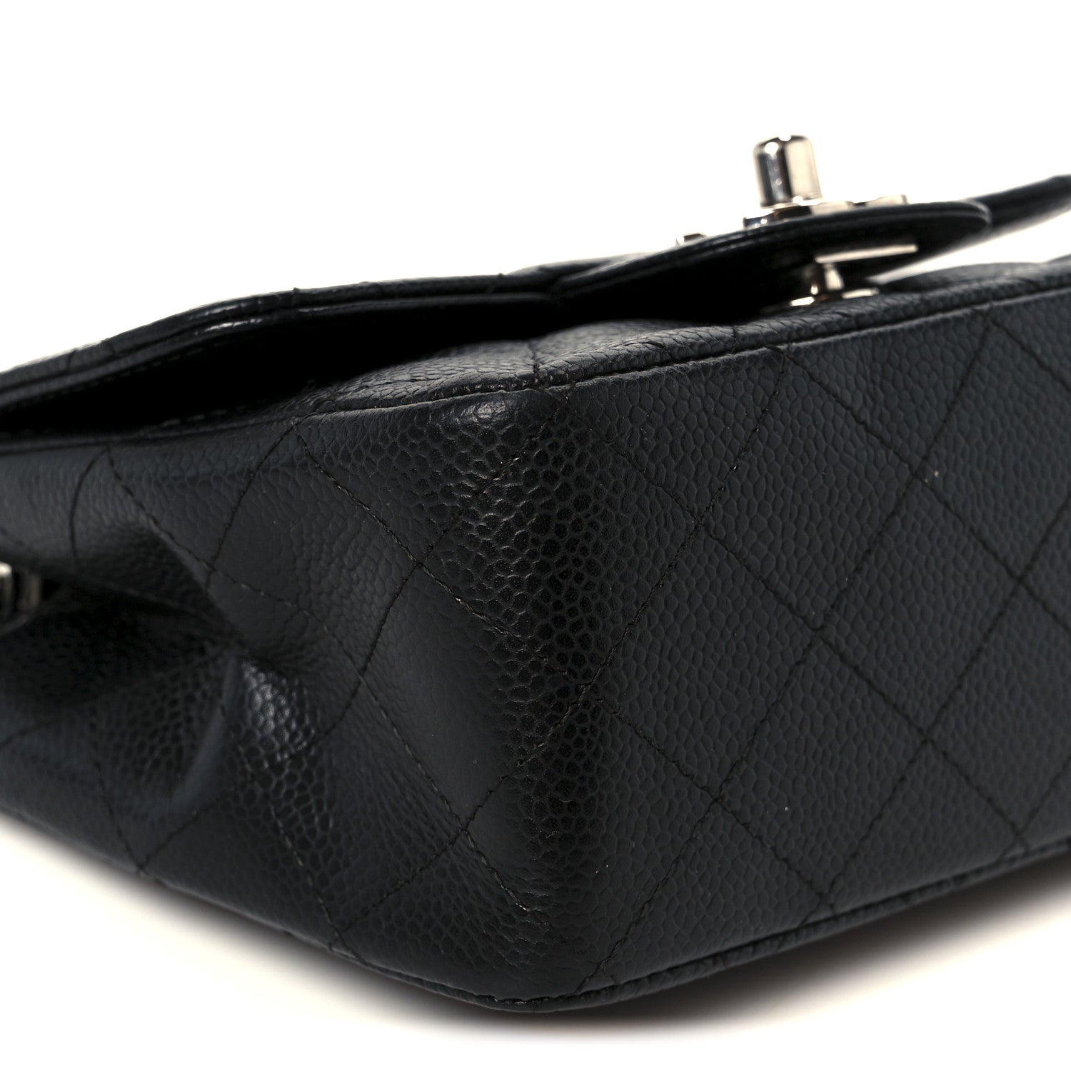 Chanel Caviar Quilted Mini Square Flap Black 10 of 11
