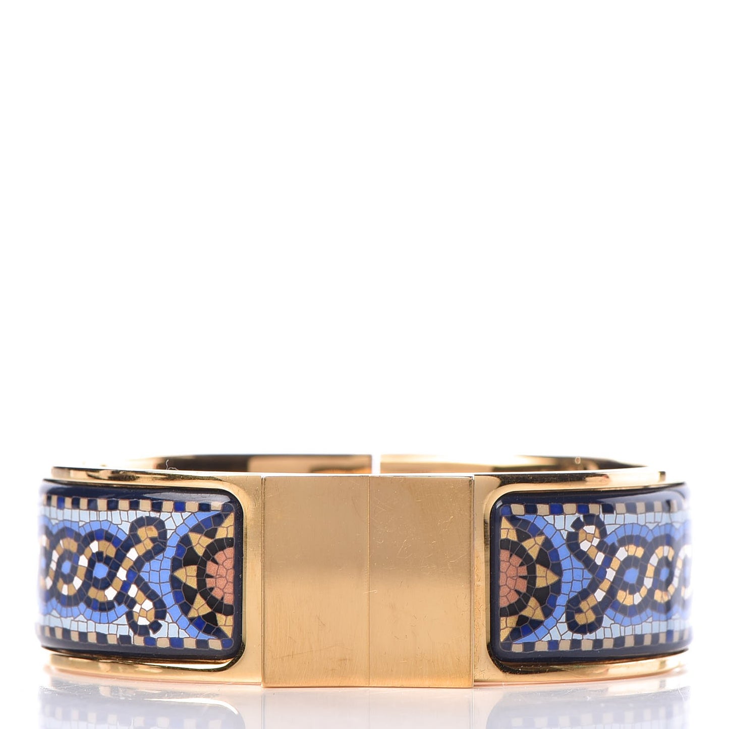 Enamel Printed Wide Bracelet GM