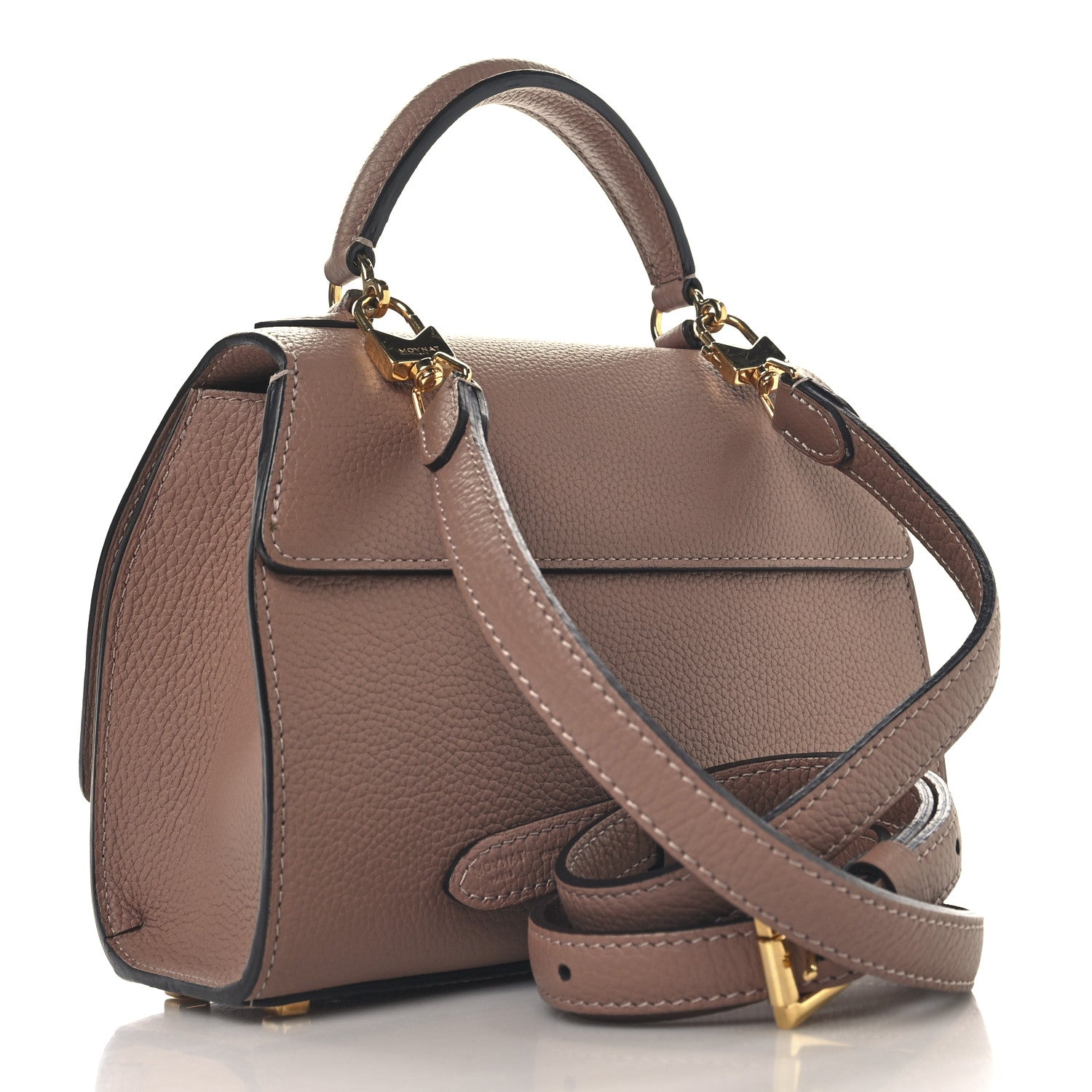 Moynat Taurillon Blush Rejane BB Desert Rose 3 of 13