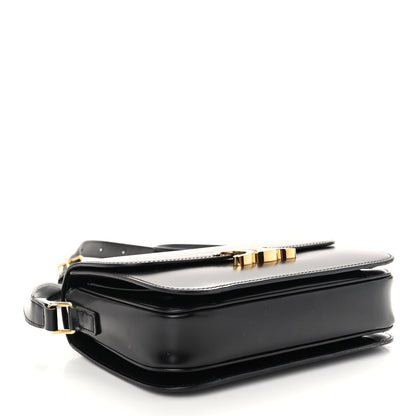 Celine Shiny Calfskin Medium Triomphe Black 5 of 14