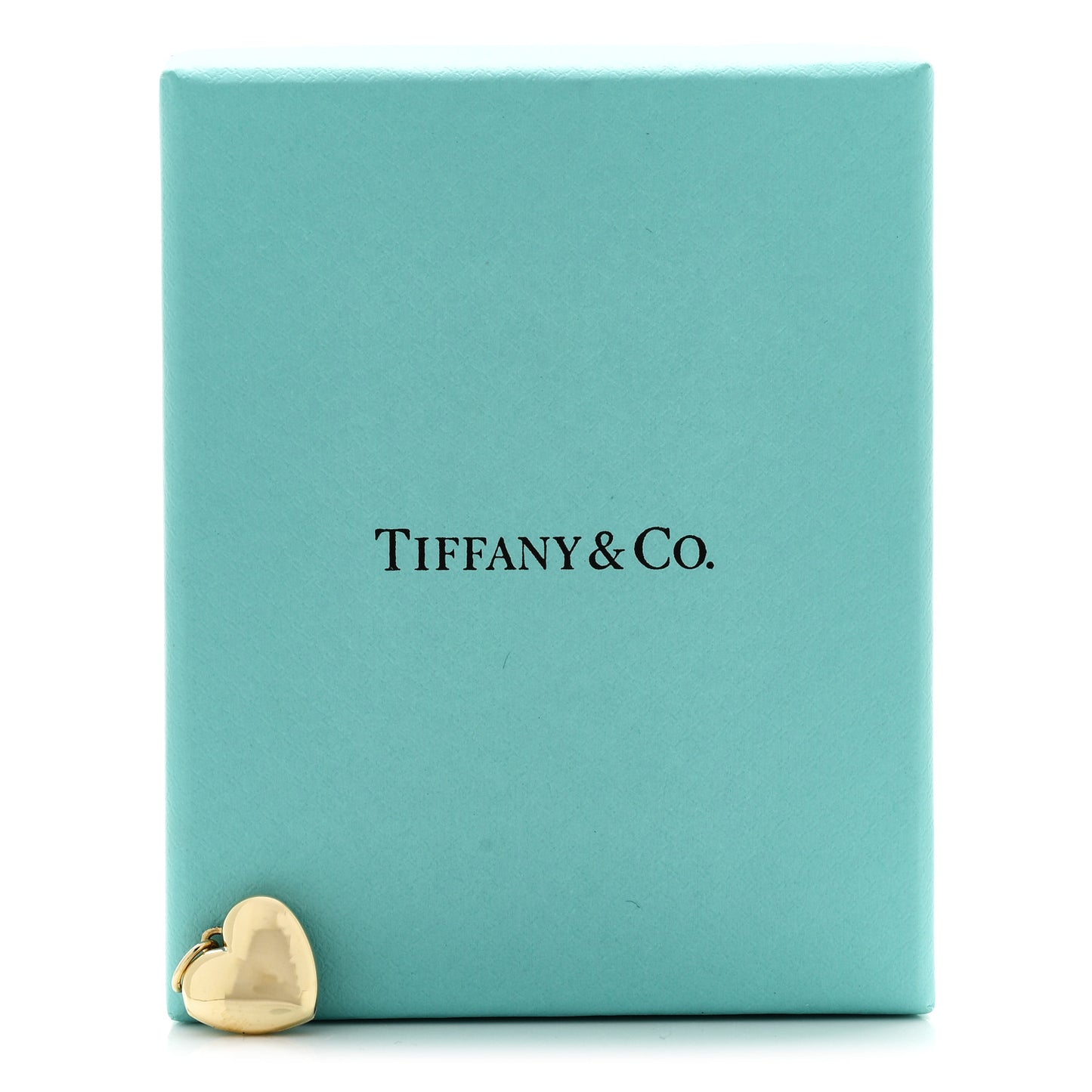 18K Yellow Gold Heart Locket Pendant