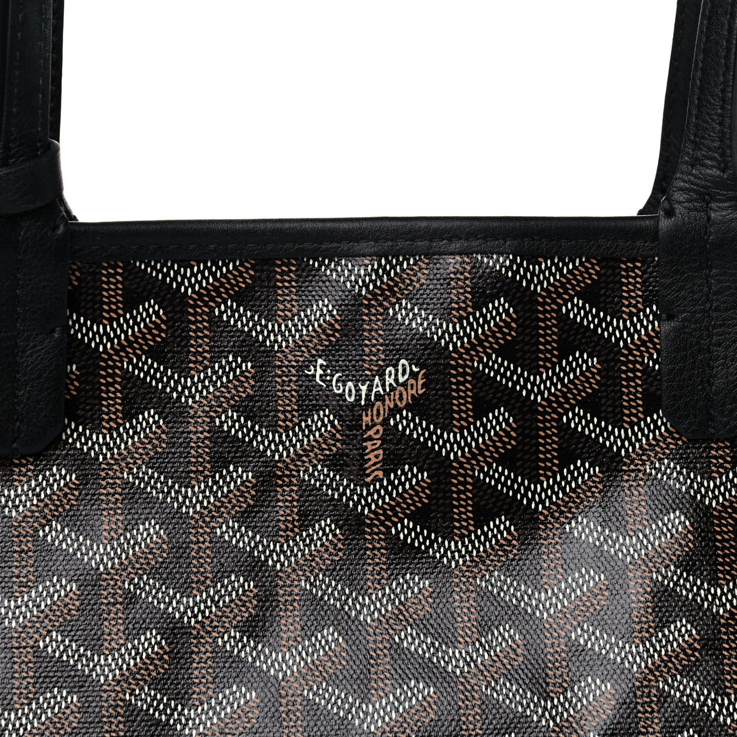 Goyardine Reversible Anjou PM Black