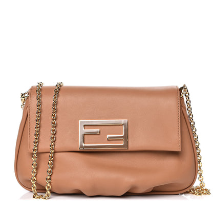 Fendi Vitello Flamingo Enamel Fendista Pouchette Crossbody Orzo 1 of 10