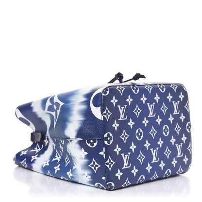 Louis Vuitton Monogram Escale Neonoe MM Blue 4 of 10