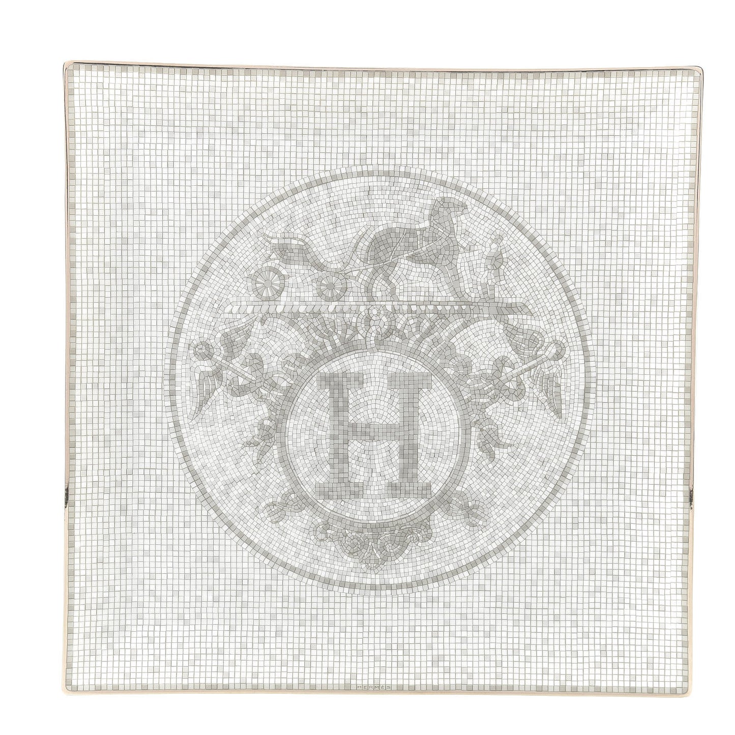 Porcelain Mosaique au 24 Platine Square Plate