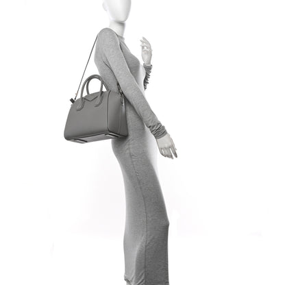 Givenchy Sugar Goatskin Small Antigona Pearl Grey 2 of 10