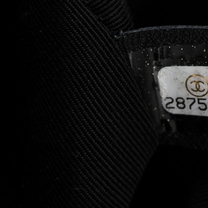 Chanel Lambskin Sequin Medium Boy Flap Bag Black 7 of 10