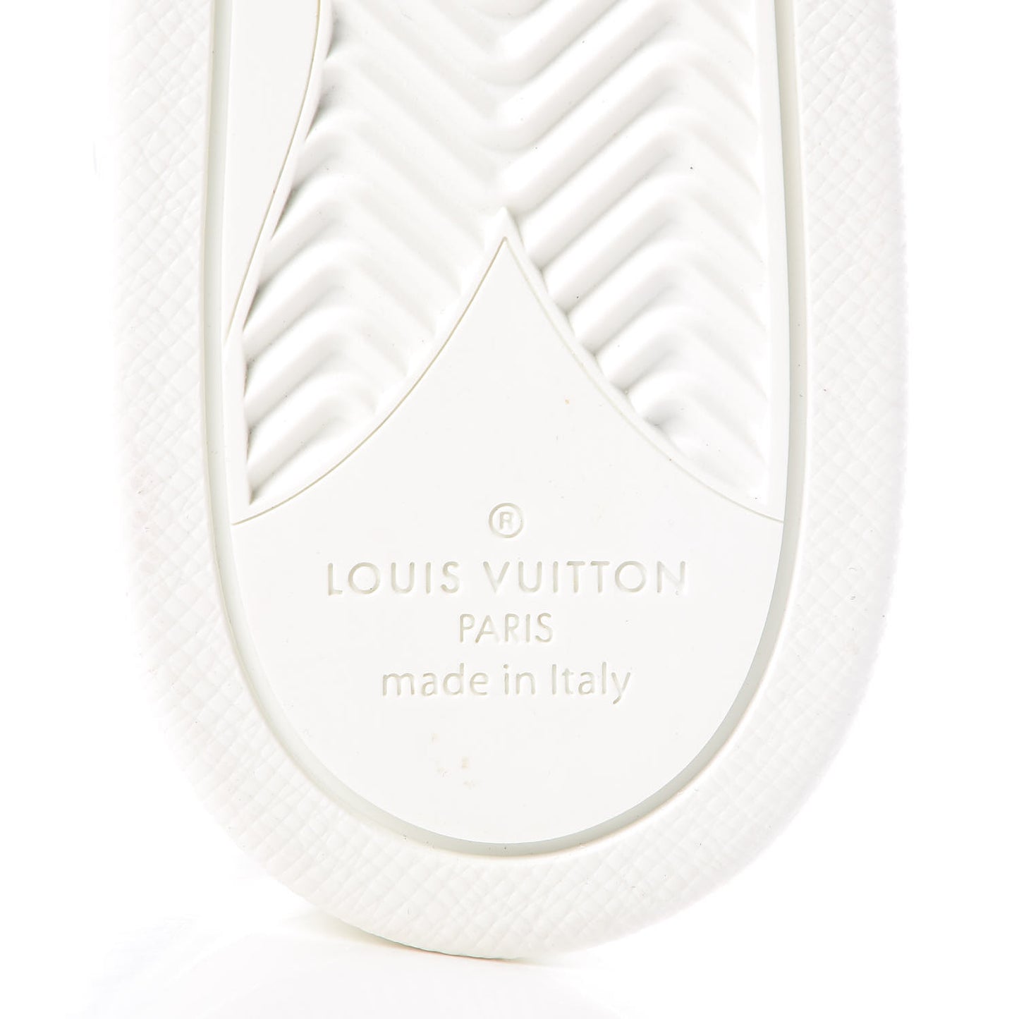 Calfskin Reverse Monogram Boombox High Top Sneakers 37.5 White