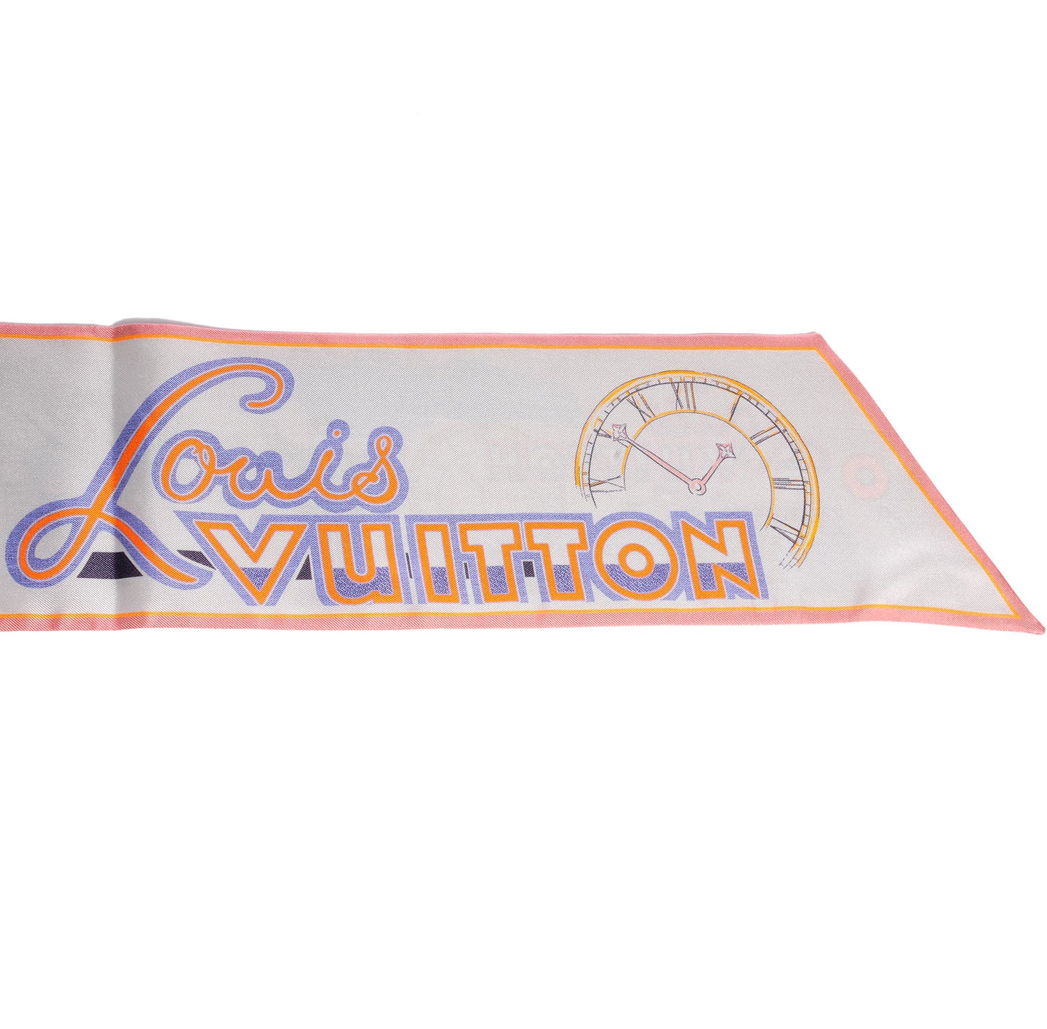 Louis Vuitton Silk LV Comics Bandeau Rose Poudre 5 of 7