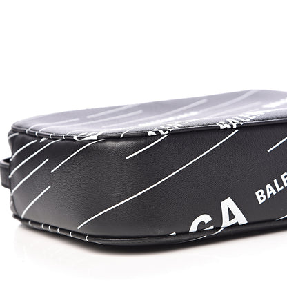 Balenciaga Calfskin Everyday Logo Print S Camera Bag Black 8 of 10