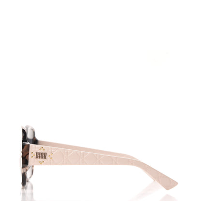 Christian Dior Acetate Cannage Lady Dior Studs 5F Sunglasses Tortoise Pink 3 of 9