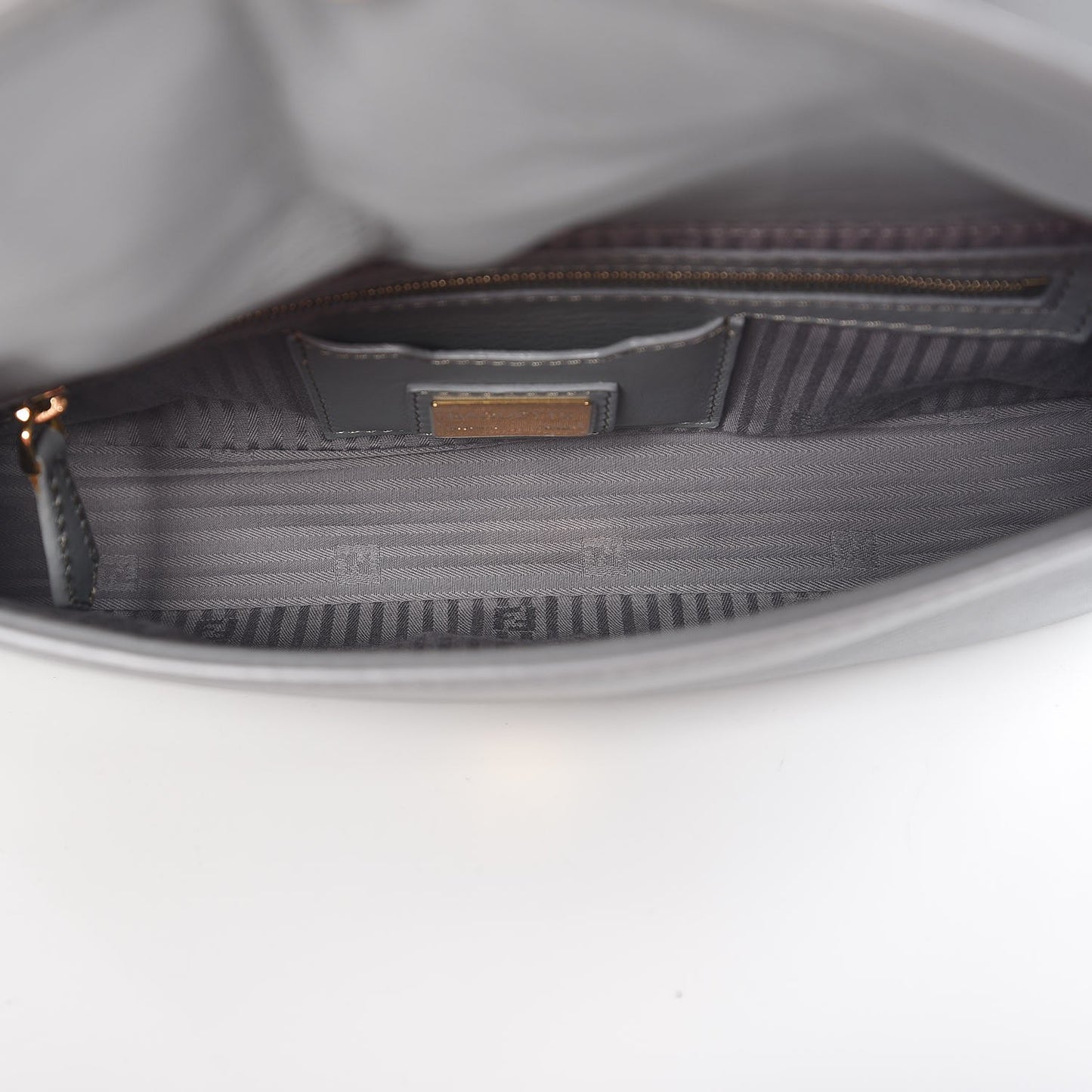Vitello Enamel Interchangeable Strap Baguette Grigio