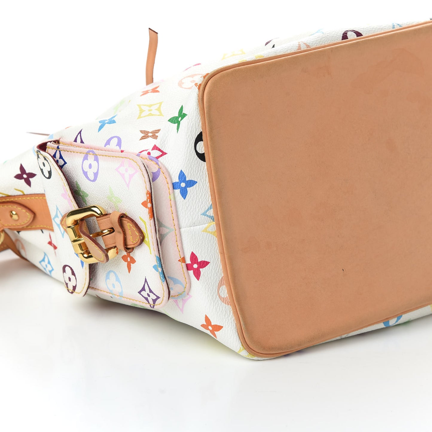 Monogram Multicolor Petit Noe White