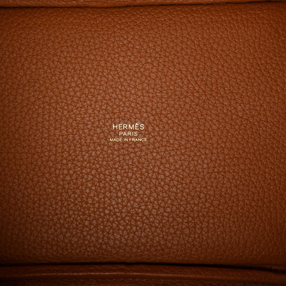 Hermes Taurillon Clemence Picotin Lock 18 PM Gold 7 of 11