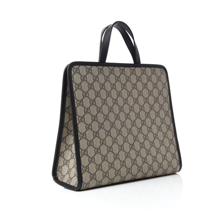 Gucci GG Supreme Monogram Childrens Chick Tote Black 3 of 10
