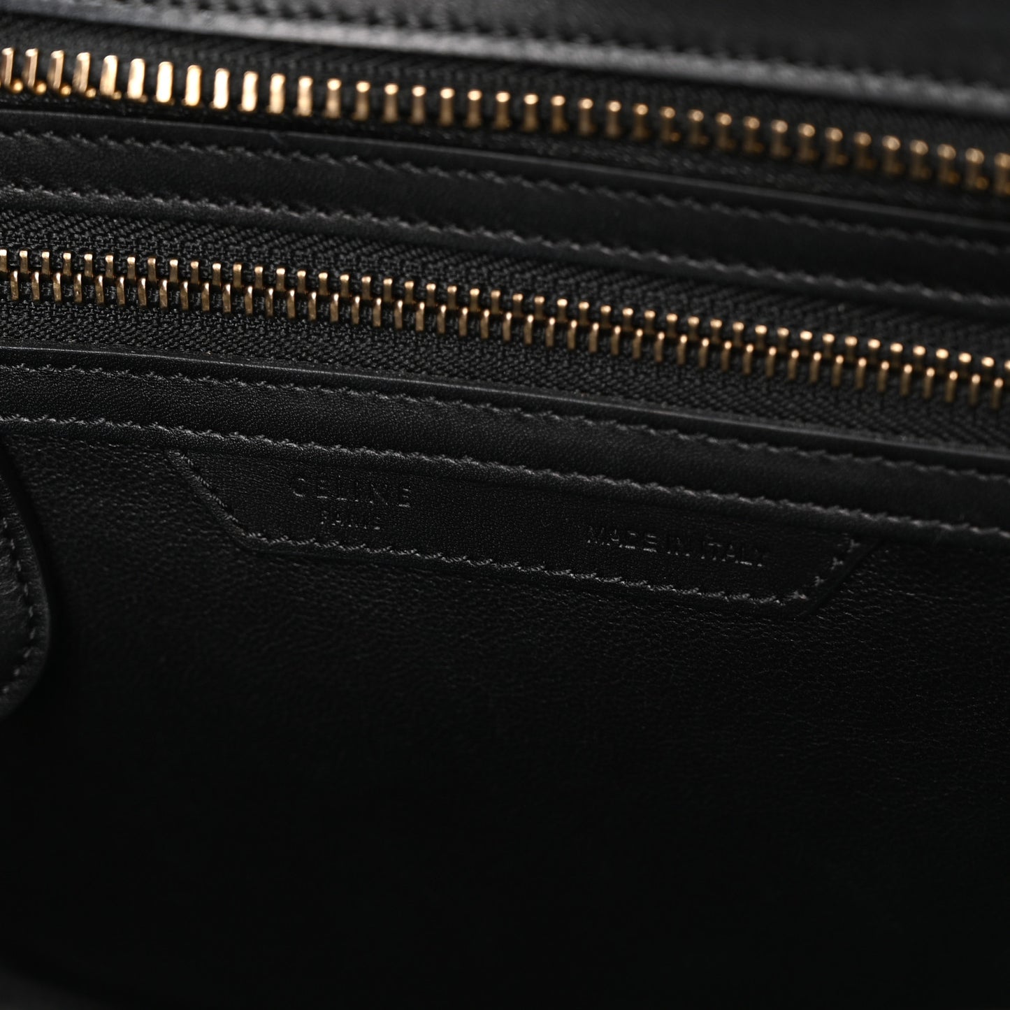 Felt Smooth Calfskin Micro Tri-Color Luggage Beige