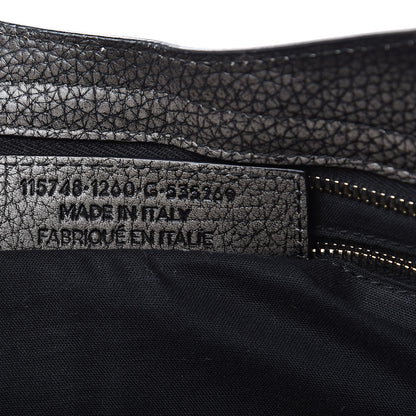 Balenciaga Grained Calfskin Classic Gold Hardware City Ombre Grey Gradient 7 of 11