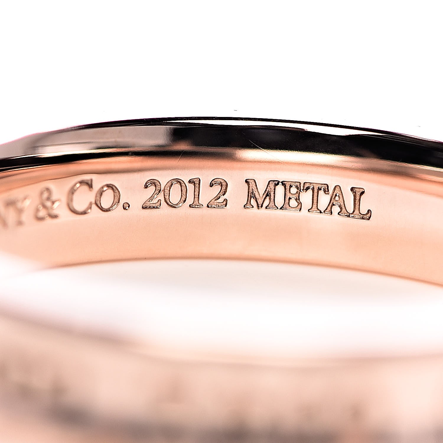 Tiffany Rubedo Narrow 1837 Band Ring 53 6.5 5 of 5