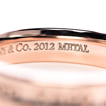 Tiffany Rubedo Narrow 1837 Band Ring 53 6.5 5 of 5