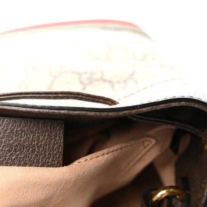 Gucci GG Supreme Monogram Web Small Ophidia Bucket Bag Brown 7 of 10