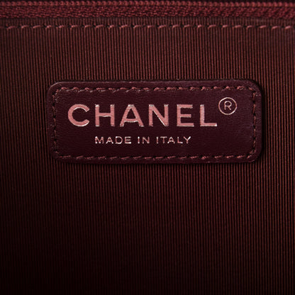 Chanel Glazed Calfskin Small Quilted Coco Boy Camera Bag Blue 6 of 7