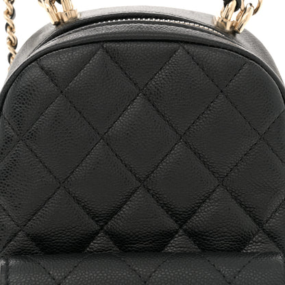 Chanel Caviar Quilted CC Mini Classic Backpack Black 8 of 11