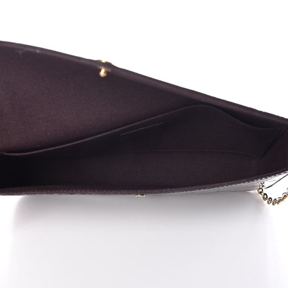 Louis Vuitton Vernis Pochette Felicie Chain Wallet Amarante 6 of 13