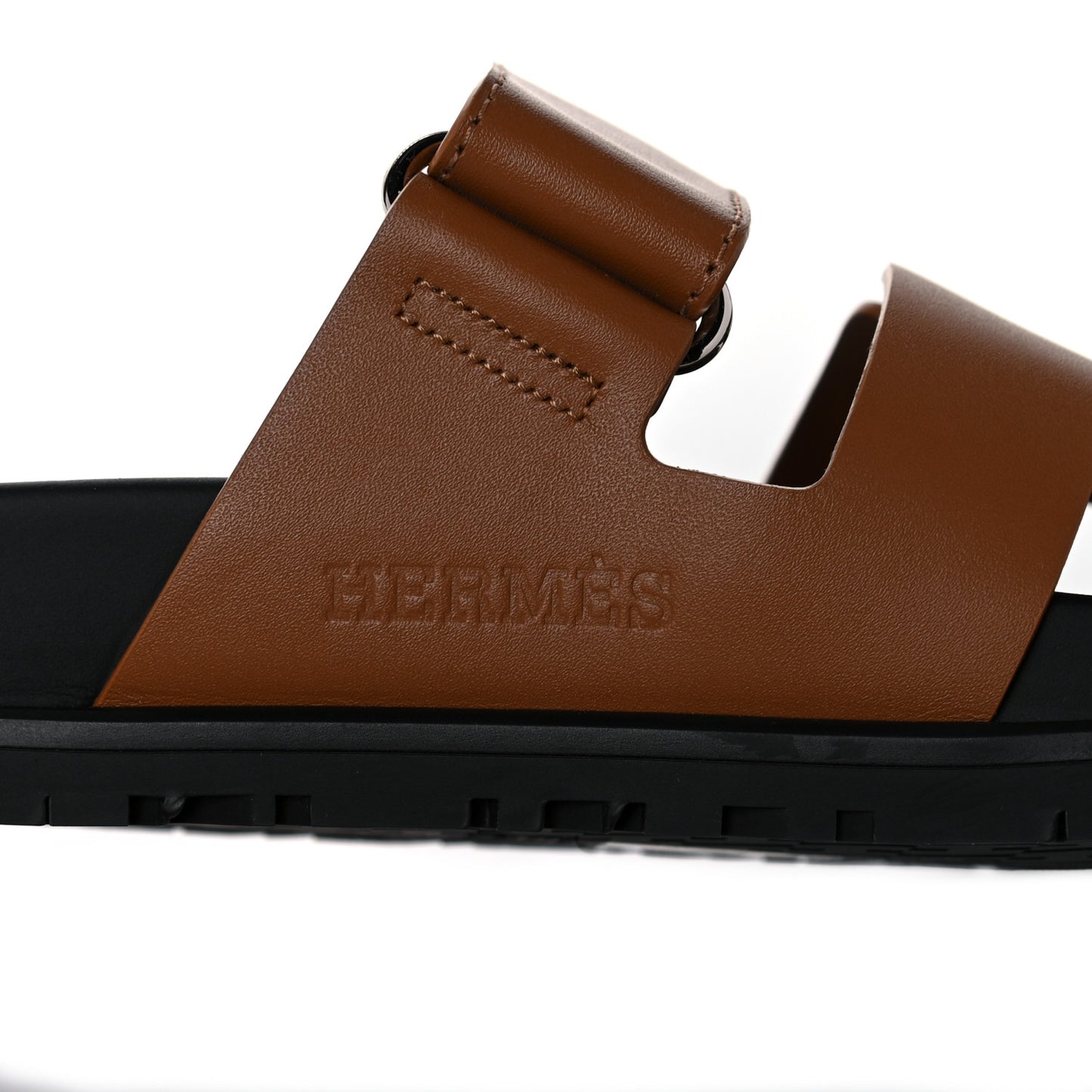 Calfskin Womens Chypre Sandals 37 Naturel